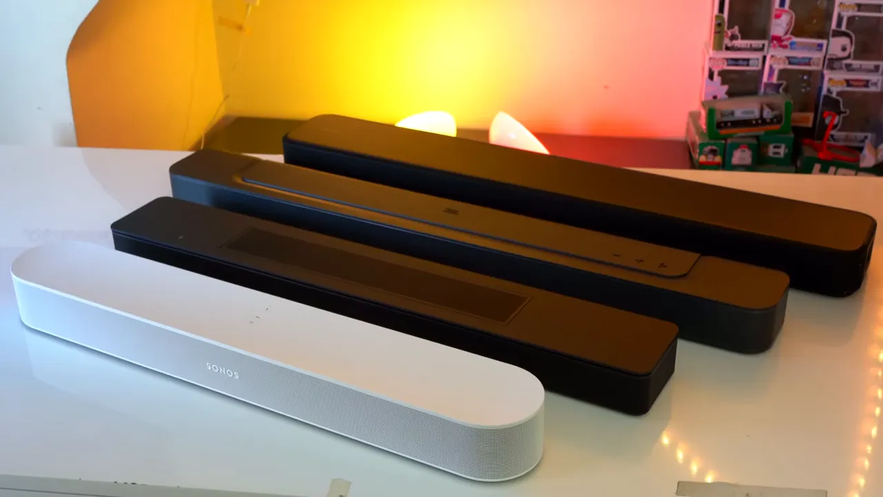 Bose Smart Soundbar introduced on a table next to other soundbars