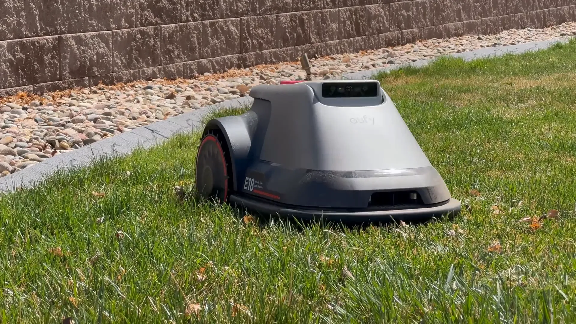 Eufy E18 starting to map yard from app
