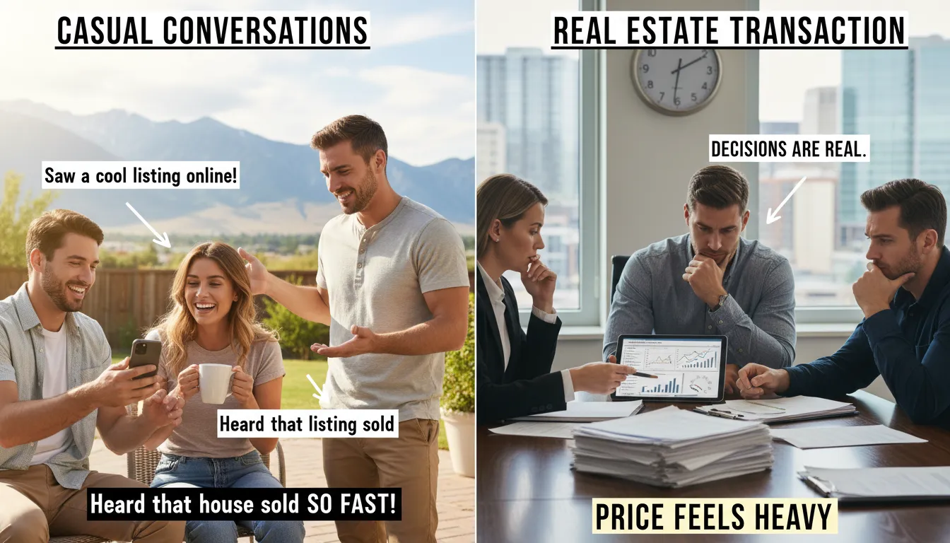 Homeowner and contractor reviewing a modern variable-speed pool pump and pump curve on a tablet at a Southern California concrete pool equipment pad.