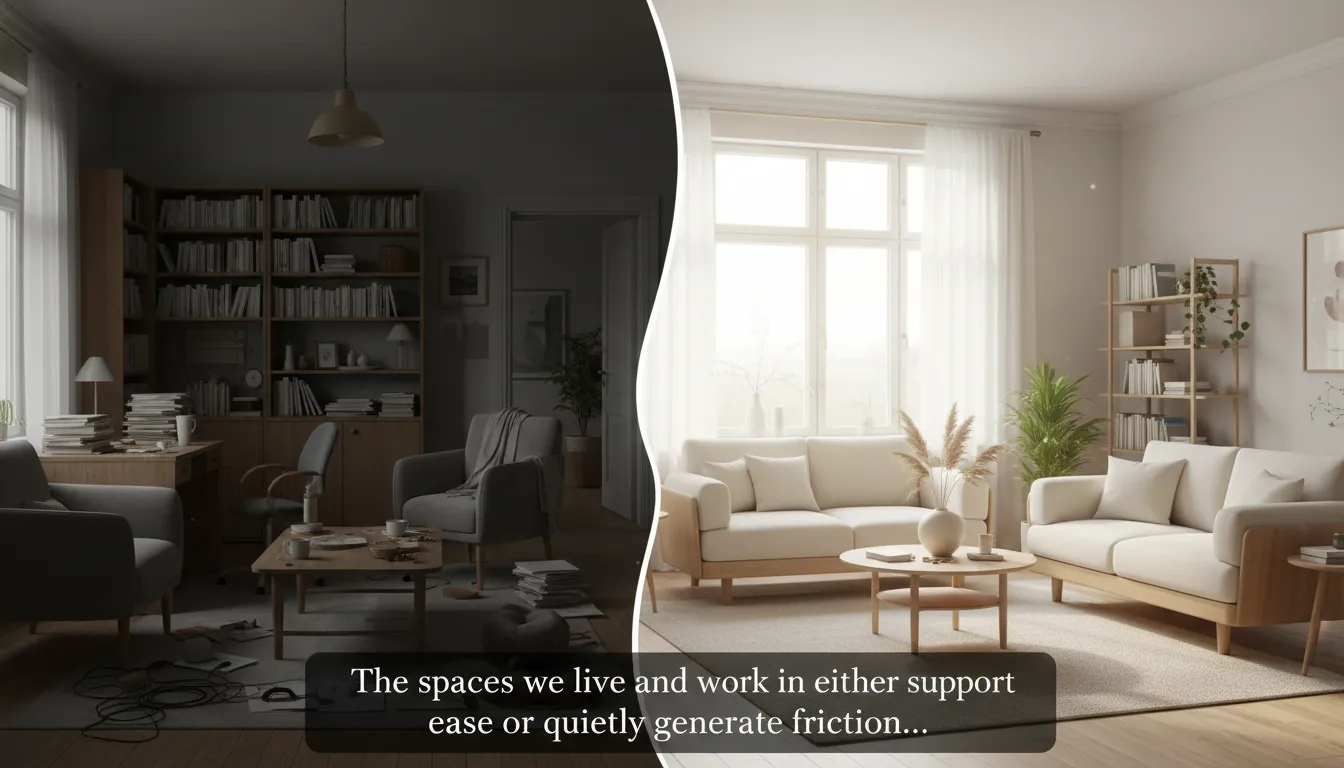 Photorealistic Southern California backyard with a custom concrete freeform pool featuring a vanishing edge, tanning ledge, integrated benches and rock waterfall.