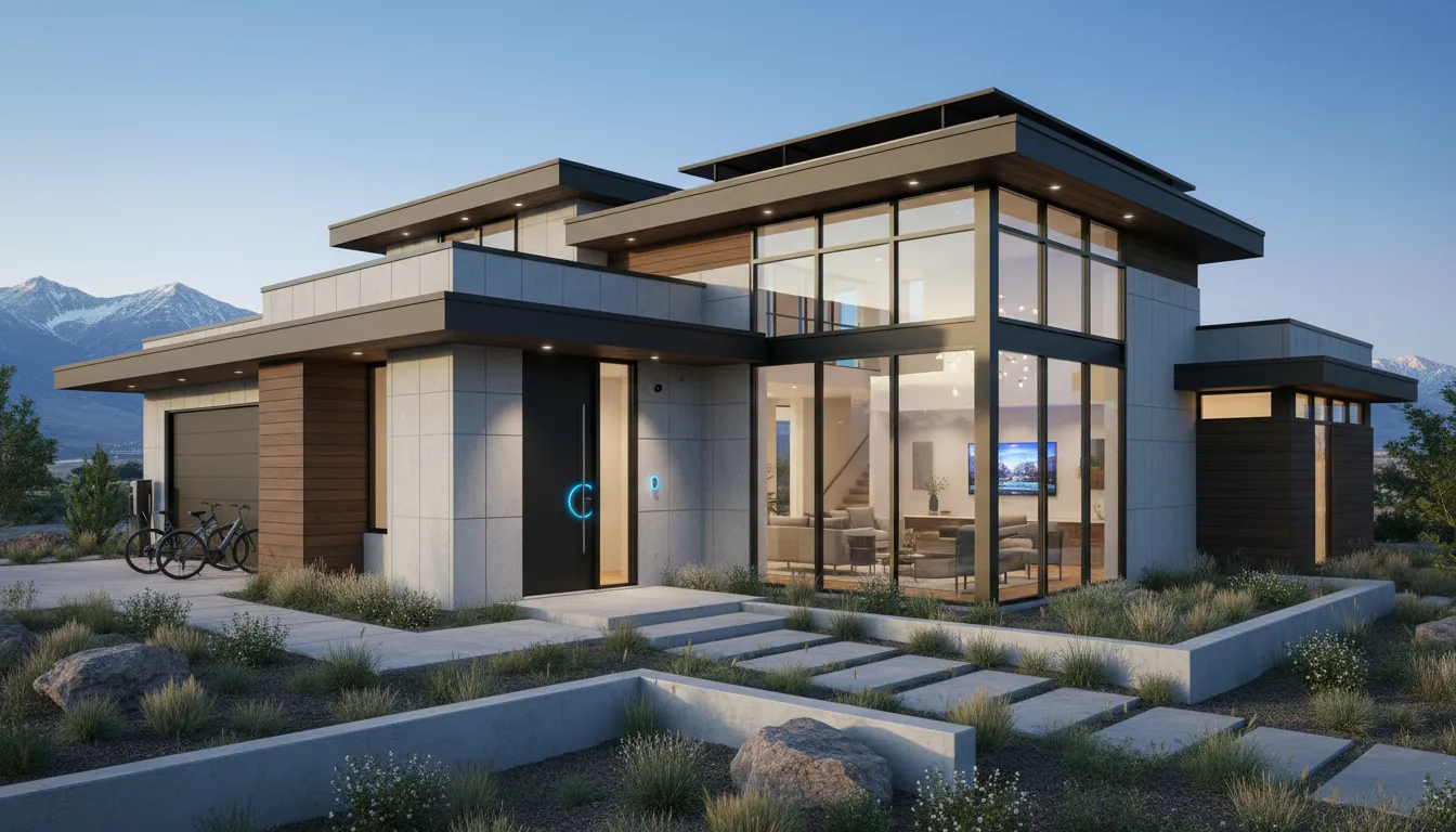 Fresh gunite pool shell on a muddy jobsite with pumps, gravel pads, and workers marking hairline cracks.